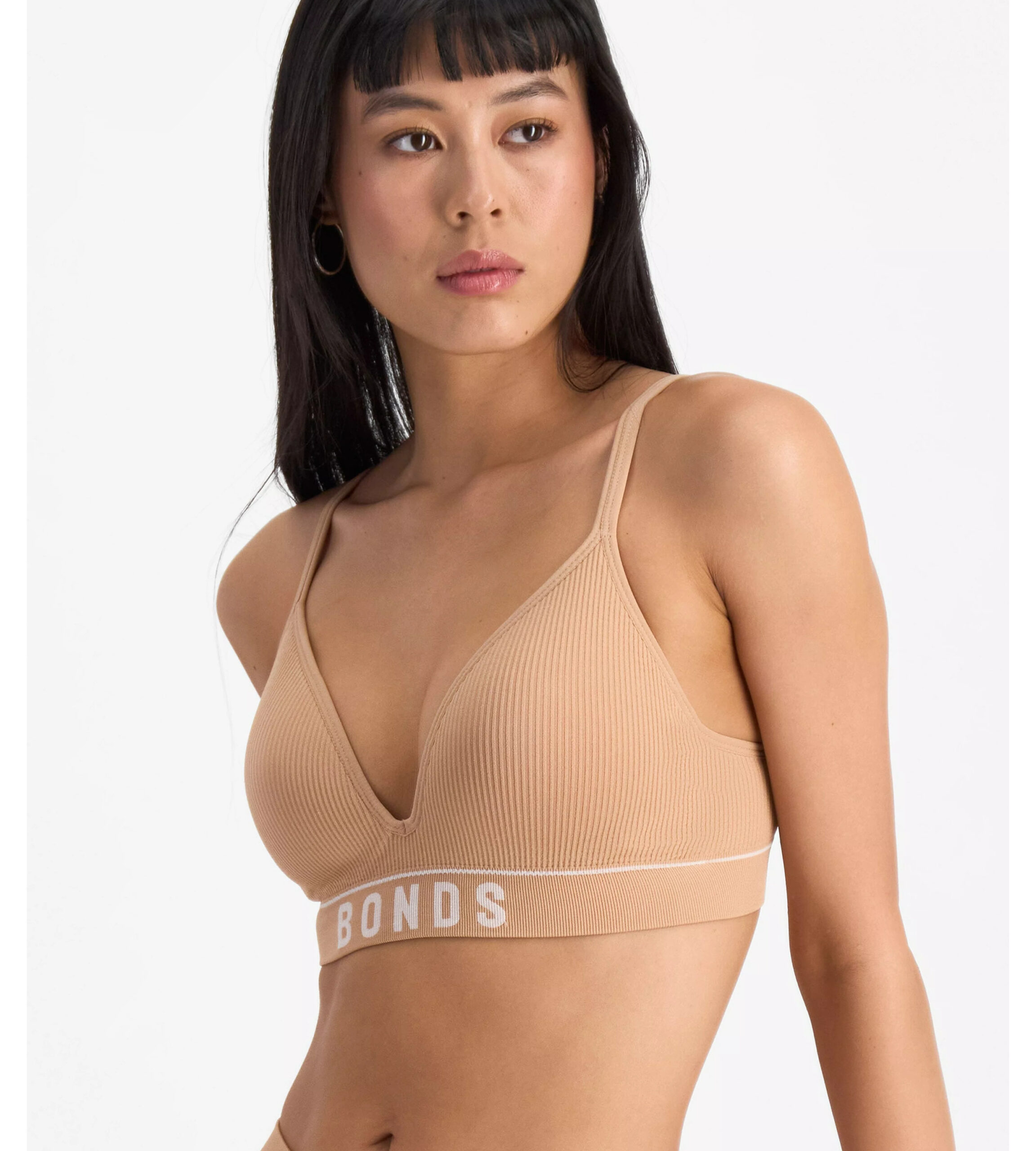 Bonds Retro Rib Wirefree Tee Bra - Image 3